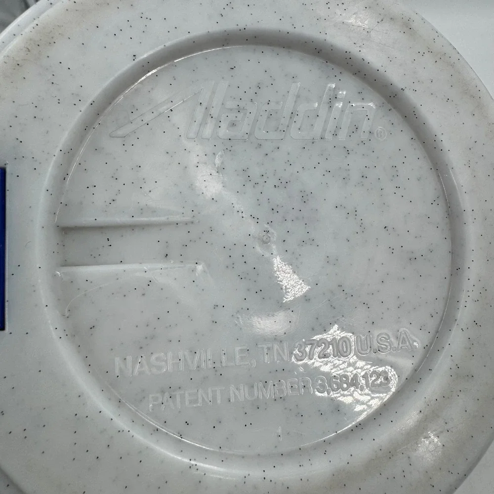 Vintage Aladdin Pepsi Tumbler Mug with Lid Handle Speckled‎ Retro Drinkware
